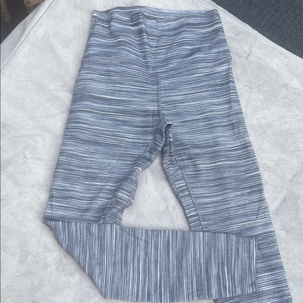 Striped Gray Leggings